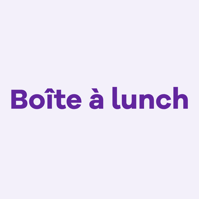 Image Boîte à lunch